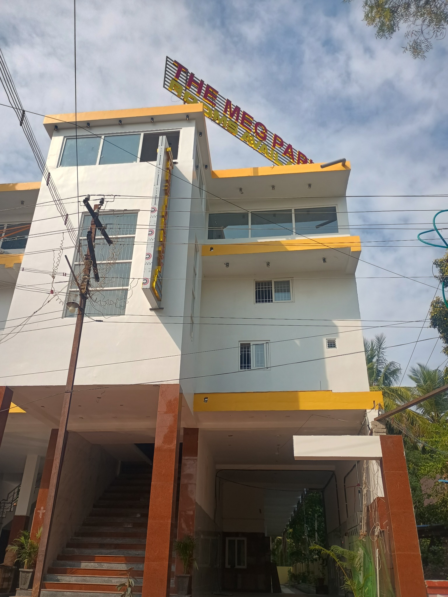 Exterior of The Meg Park Residency
