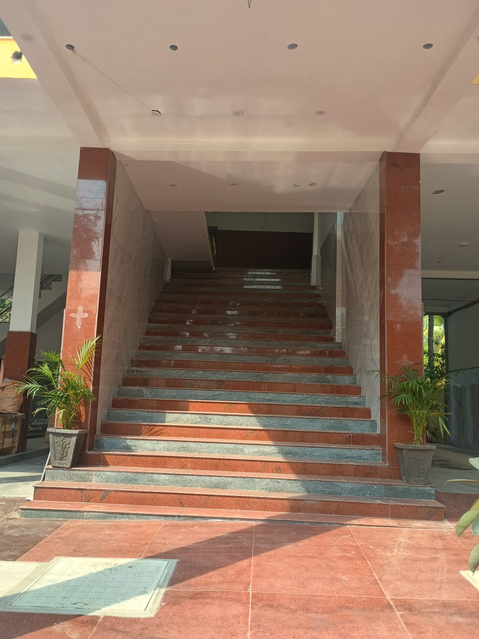 Main entrance staircase